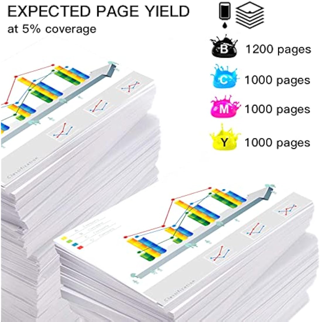 BeOne 126A 130A Compatible Toner Cartridges for HP LaserJet Pro - 4 Pack