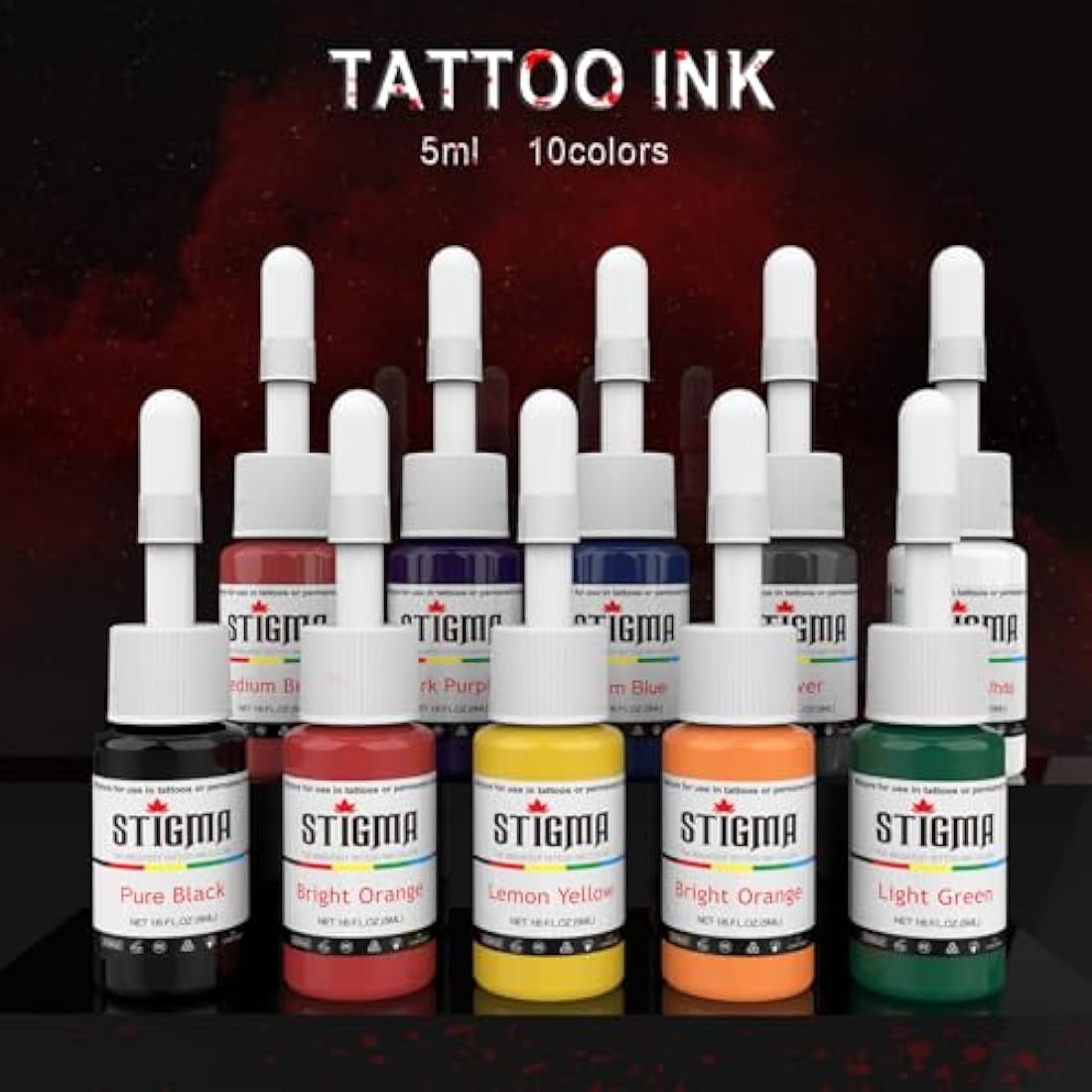 STIGMA P89 Rotary Tattoo Machine Kit | Professional Pen with 20 Cartridges