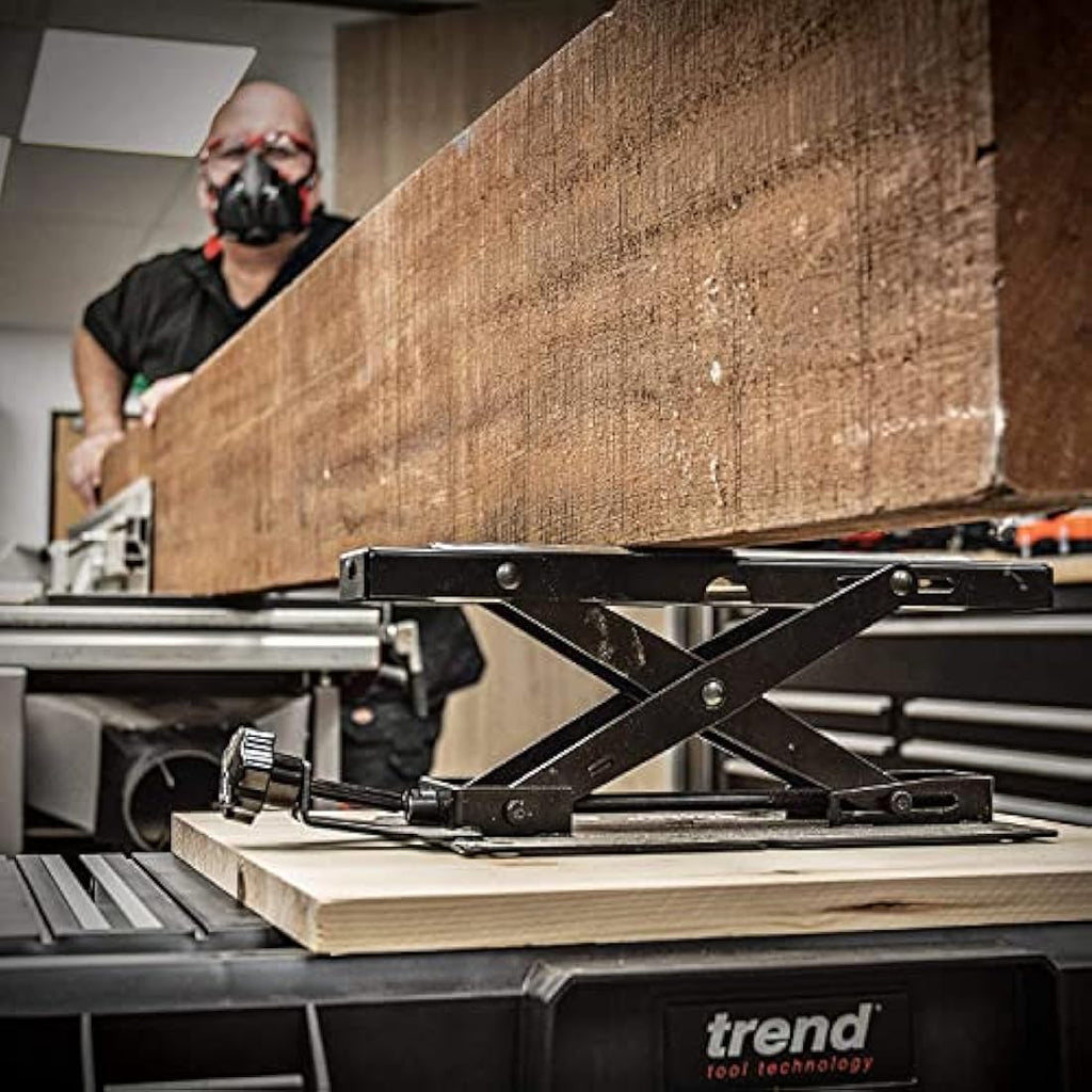 Trend Adjustable Mitre Saw Roller Stand - 62kg Capacity Support