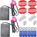 Dummy Car Alarm – Red LED Anti-Theft Light with Sensor, 2PK