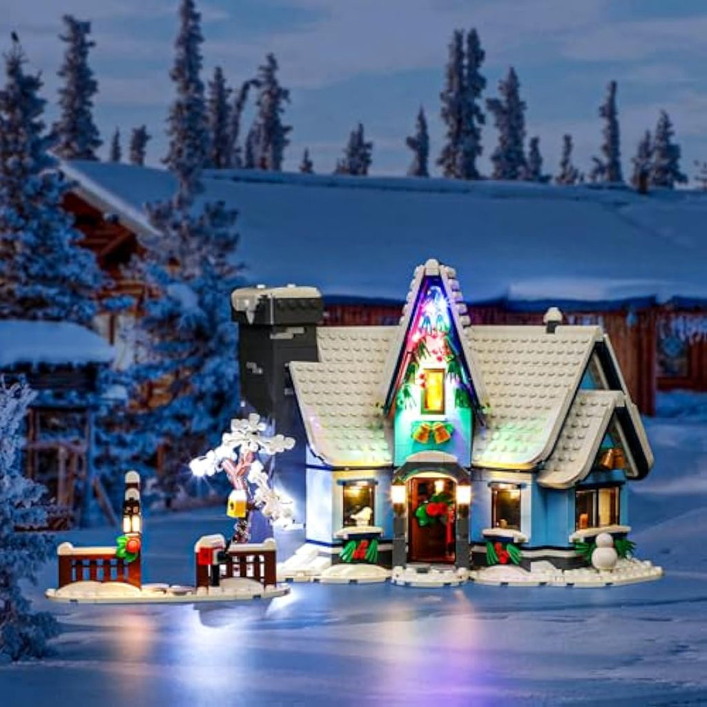 BRIKSMAX LED Lighting Kit for LEGO 10293 Santa's Visit Building Model