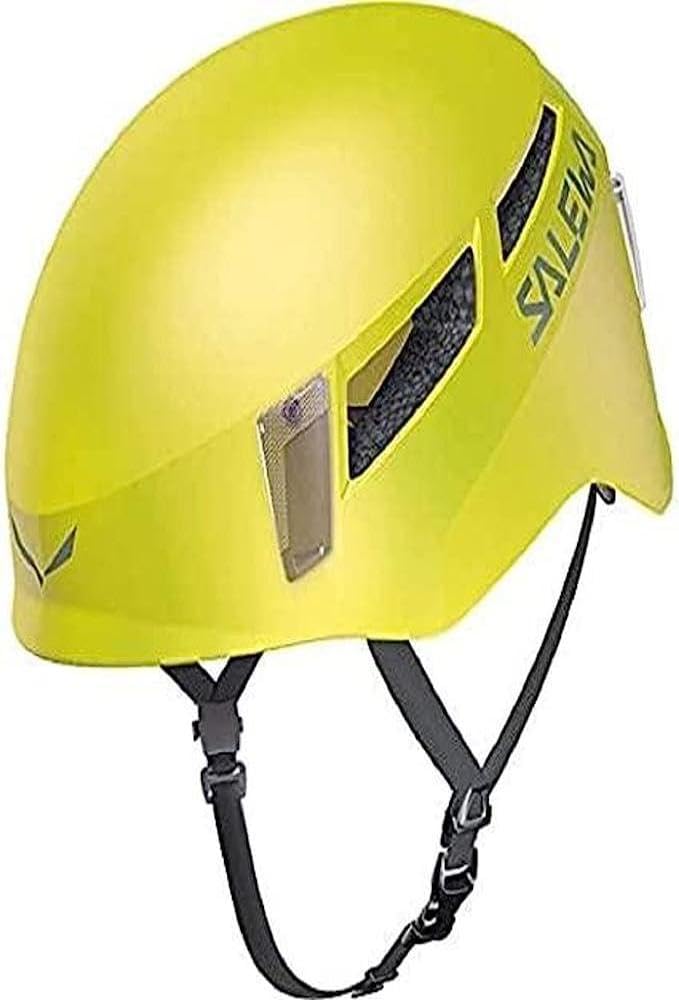 Salewa Pura Climbing Helmet – Yellow ABS Hard-Shell Safety Gear
