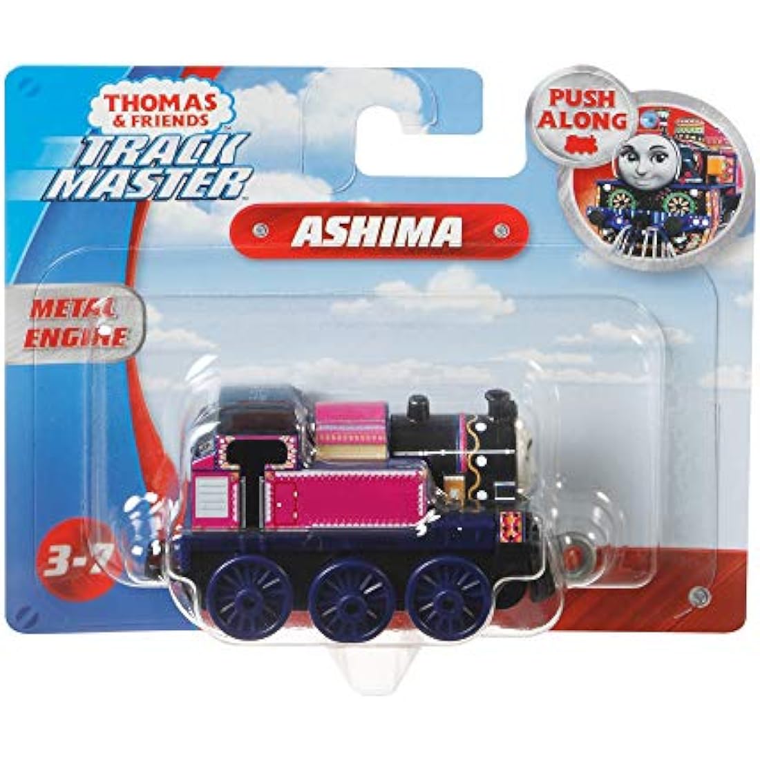Thomas & Friends Trackmaster Ashima Die-Cast Metal Push Along Engine