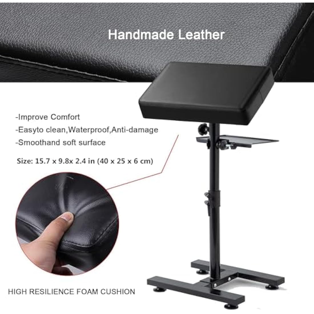 ANDNICE Tattoo Armrest – Heavy Duty Adjustable H-Base Stand
