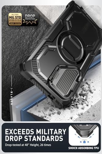 i-Blason Armorbox for Galaxy S24 Ultra Case | MagSafe & Kickstand – Black