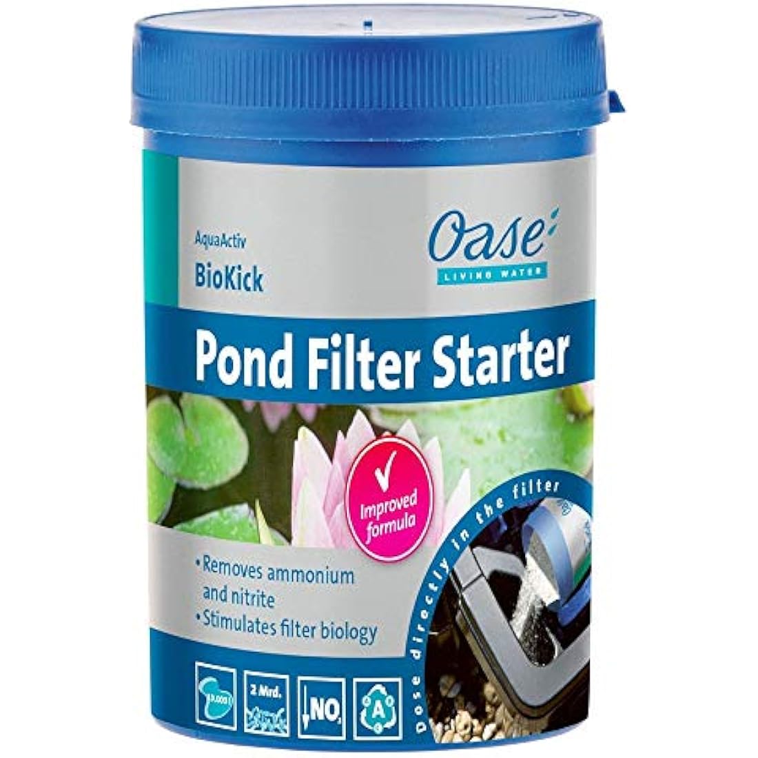 Oase AquaActiv BioKick 200ml - Pond Biofilter Starter Bacteria Treatment