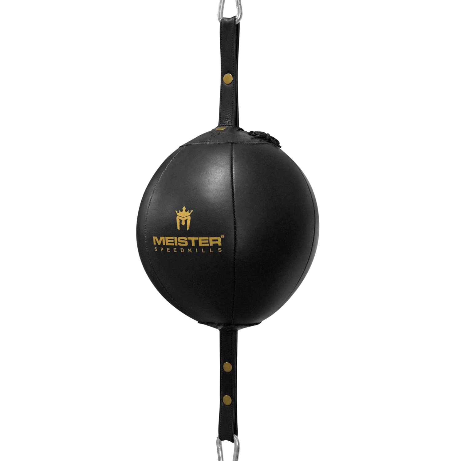 Meister SpeedKills Double-End Leather Speed Bag | Black | Large 9"
