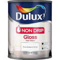 Dulux Non Drip Gloss Wood and Metal Paint - Pure Brilliant White 2.5L