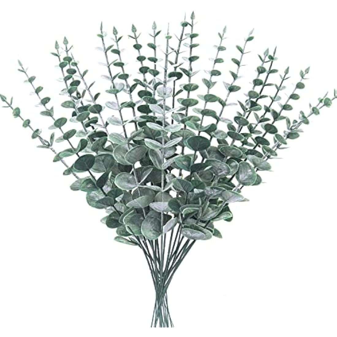20PCS Artificial Eucalyptus Stems - 15in Faux Greenery