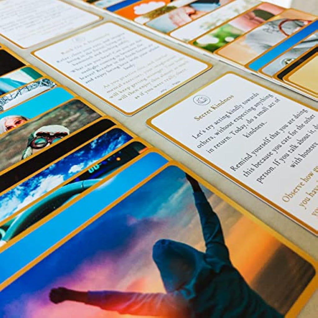 Mindfulness Challenge Cards - 35 Day Anxiety Relief Gift Set