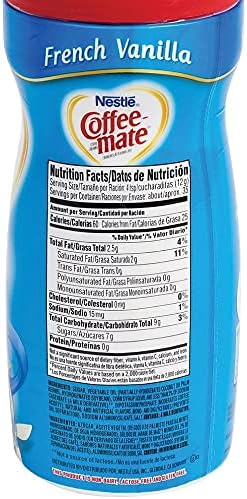 Coffee-Mate French Vanilla Powdered Coffee Creamer - 425g Canister