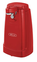 Bella Electric Can Opener by  – Stainless Steel, 60W, Red
