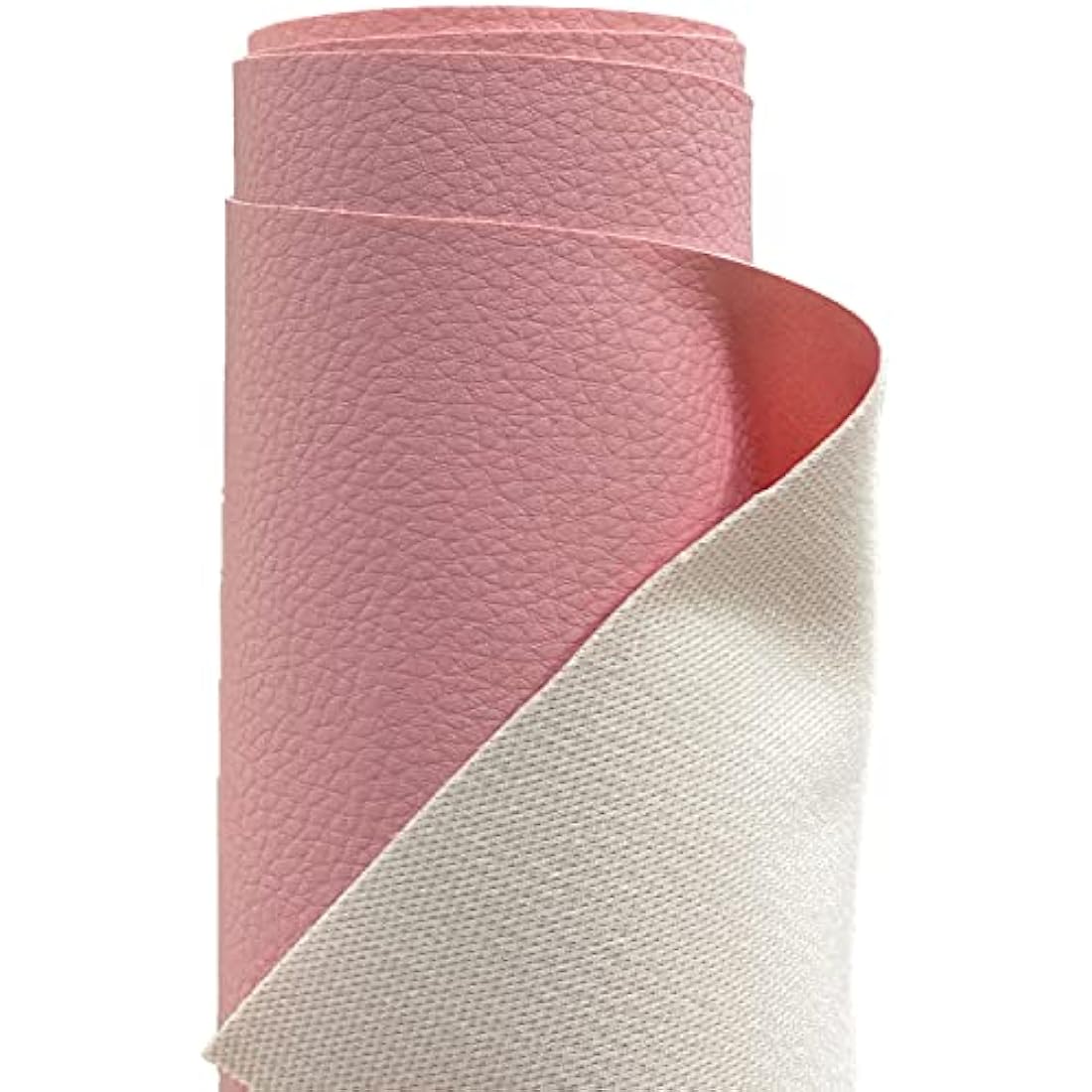 A-Express Grained Faux Leather Fabric | Heavy Duty Upholstery - Light Pink