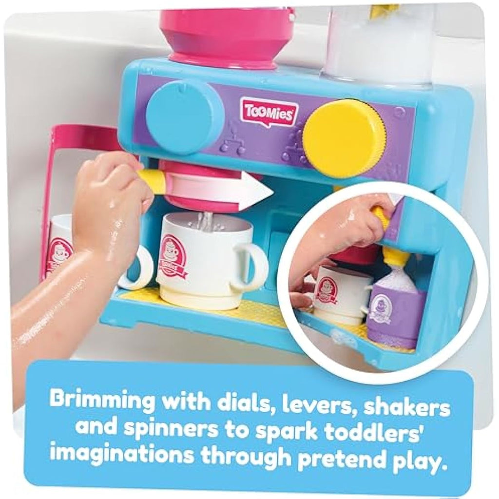 Toomies Bath Barista – Wall Mounted Bubble Maker & Pretend Play Toy