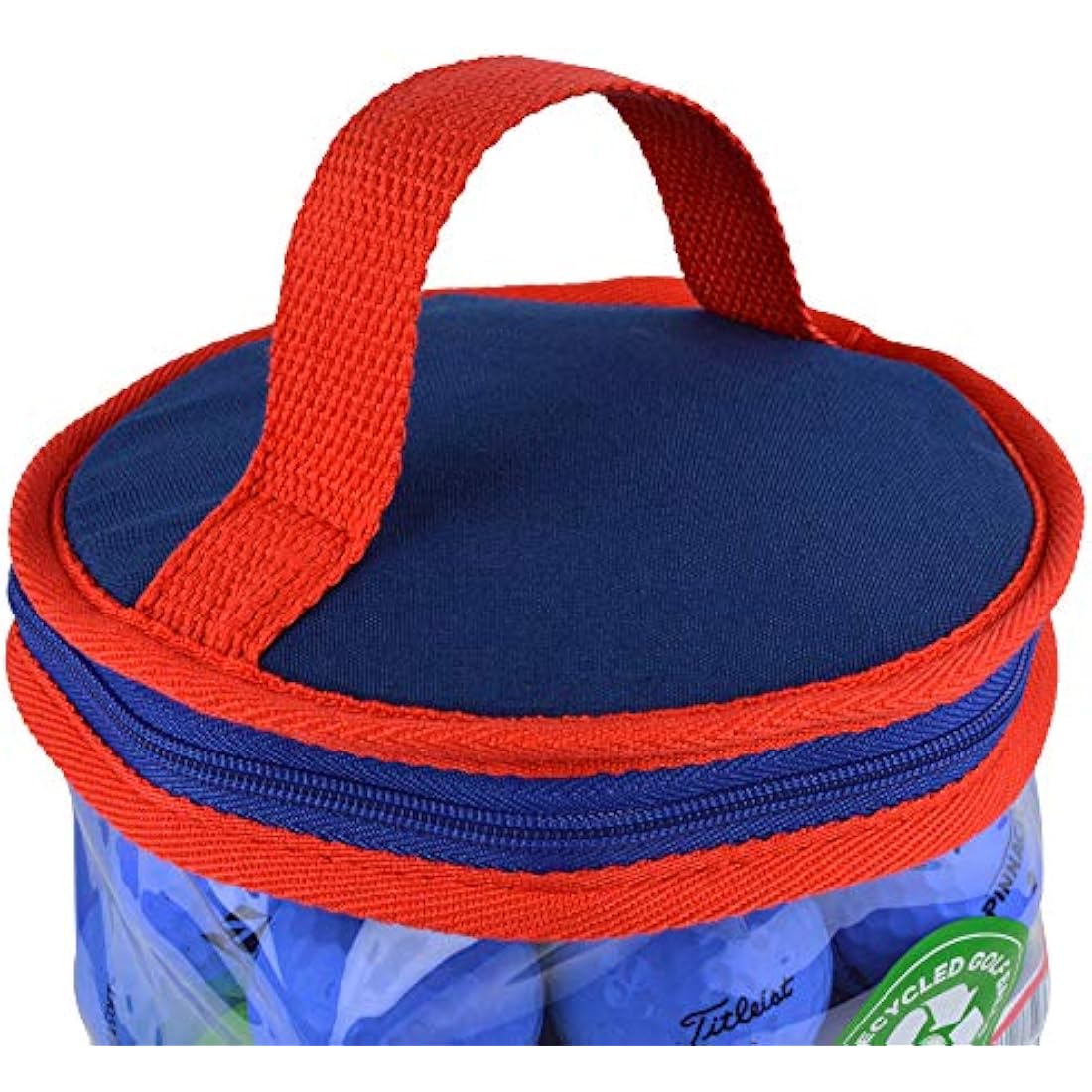 Recycled Lake Golf Balls with Reusable Carry Bag – 50 Pack