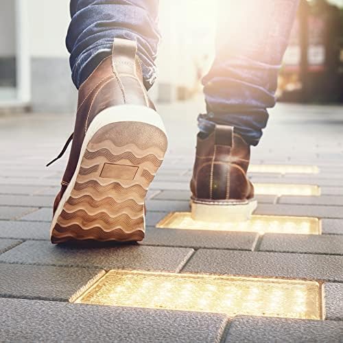ledscom.de LED Paving Stone Ground Light – IP67 Walkable Warm White 20x10cm