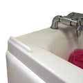 Byretech Drip Guard White – Bathtub Splash Guard for Shower Curtains