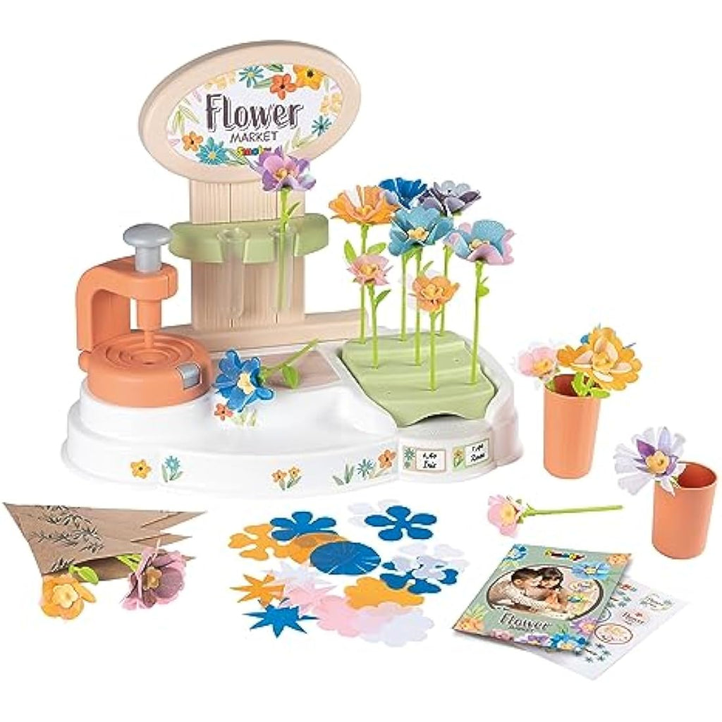 Smoby Flower Market – DIY Creative Flower Craft Kit for Kids Ages 3-7