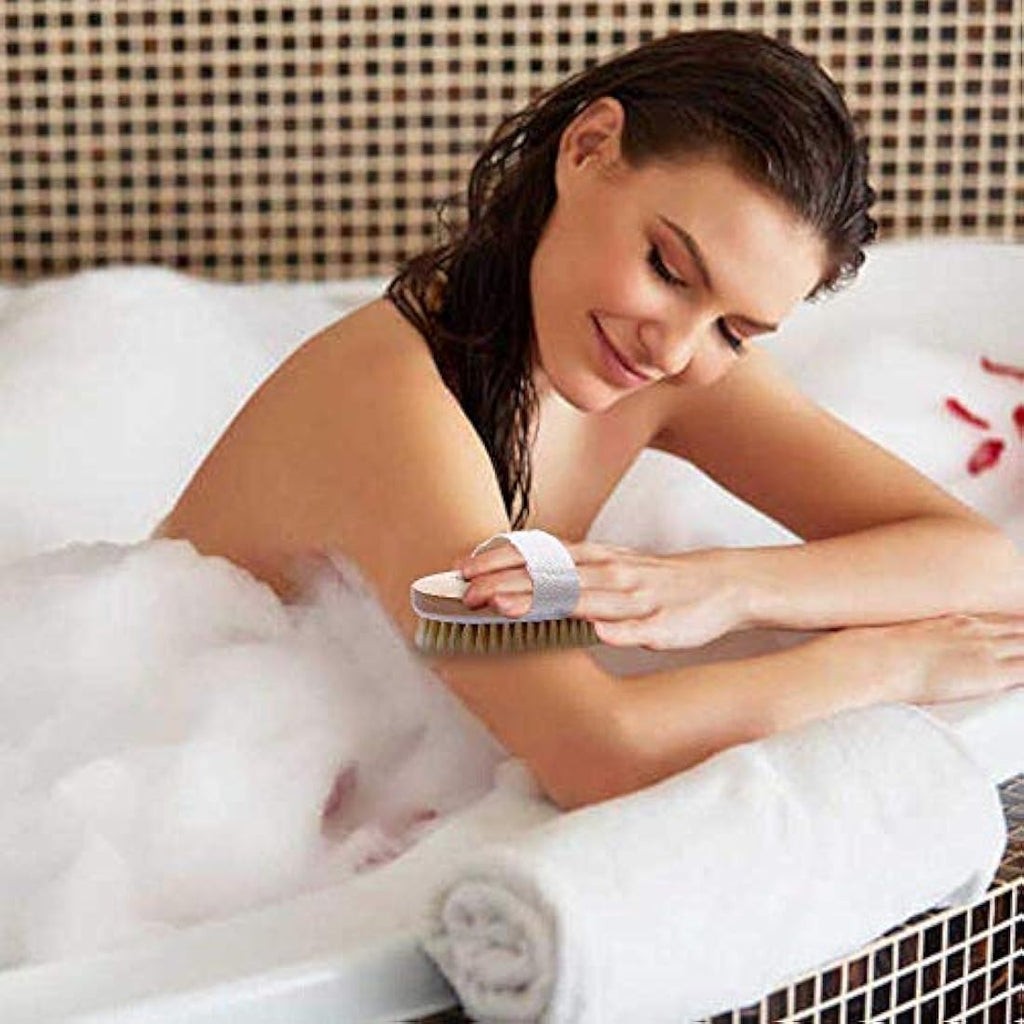Jolof Store Scalp Massager & Body Brush Set | Silicone & Natural Bristle
