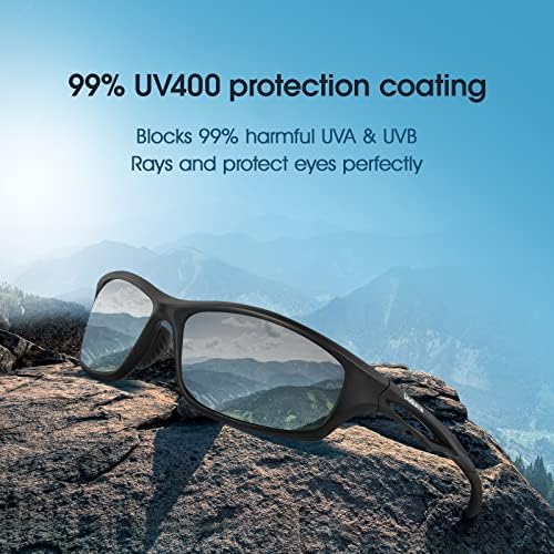 Duduma Polarized Sports Sunglasses – TR90 UV Protection for Men & Women