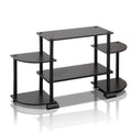 Furinno Turn-N-Tube TV Stand | 50-Inch Entertainment Center - Espresso