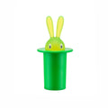 A di Alessi Magic Bunny Toothpick Holder – Green Stefano Giovannoni