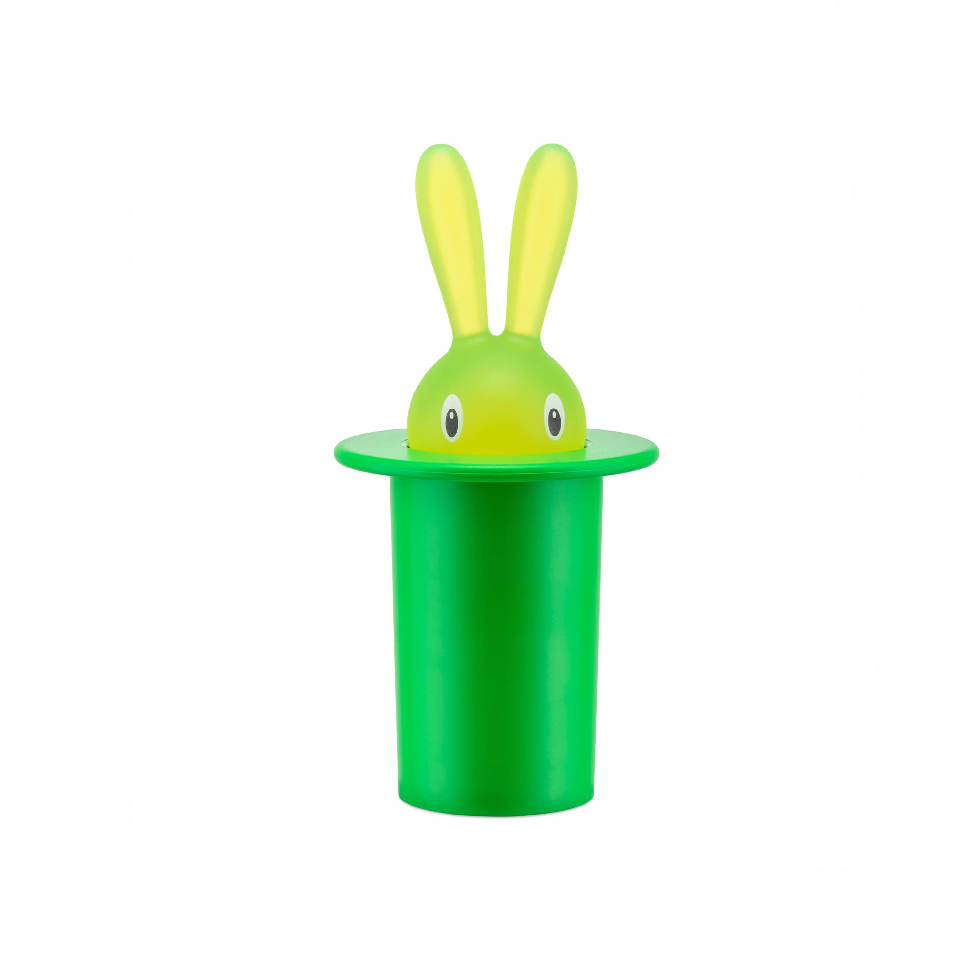 A di Alessi Magic Bunny Toothpick Holder – Green Stefano Giovannoni