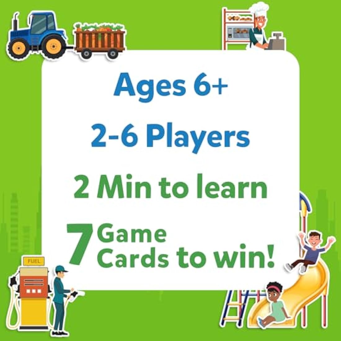 Skillmatics Guess in 10 Around Town | Educational Strategy Card Game