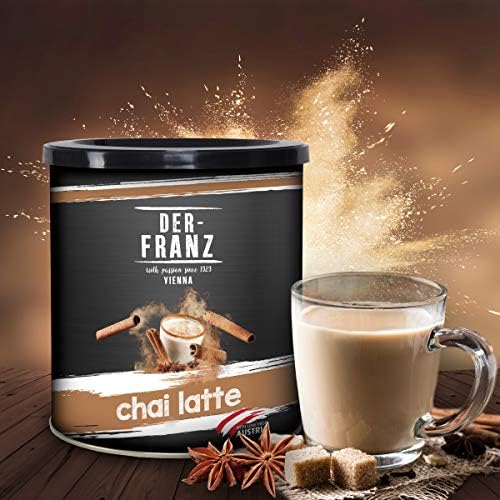 Der-Franz Chai Latte – Instant Indian Spiced Black Tea Powder, 500 g