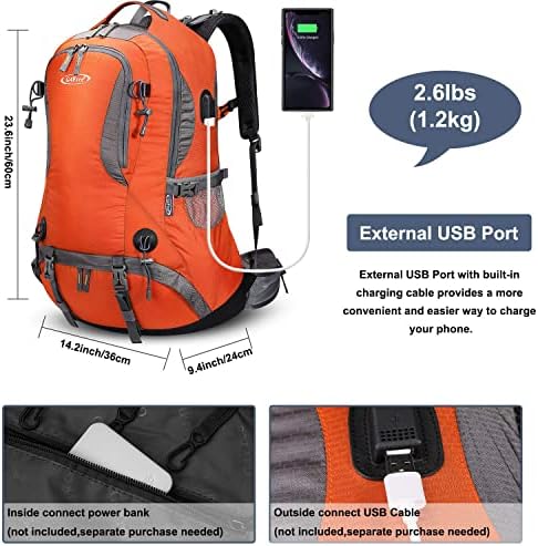 G4Free 50L Hiking Backpack | Waterproof Mountaineering Travel Rucksack