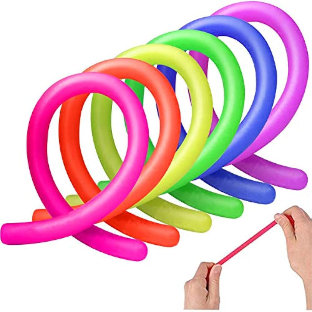 Sensory Fidget Stretch Strings for ADHD & Autism - 12 Pack