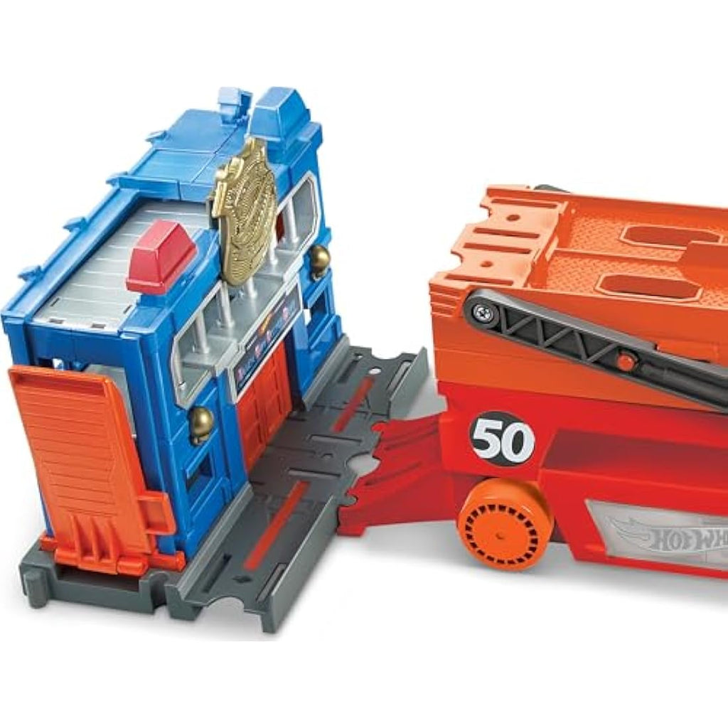 Hot Wheels Mega Hauler Red Truck - 50th Anniversary Diecast Vehicle