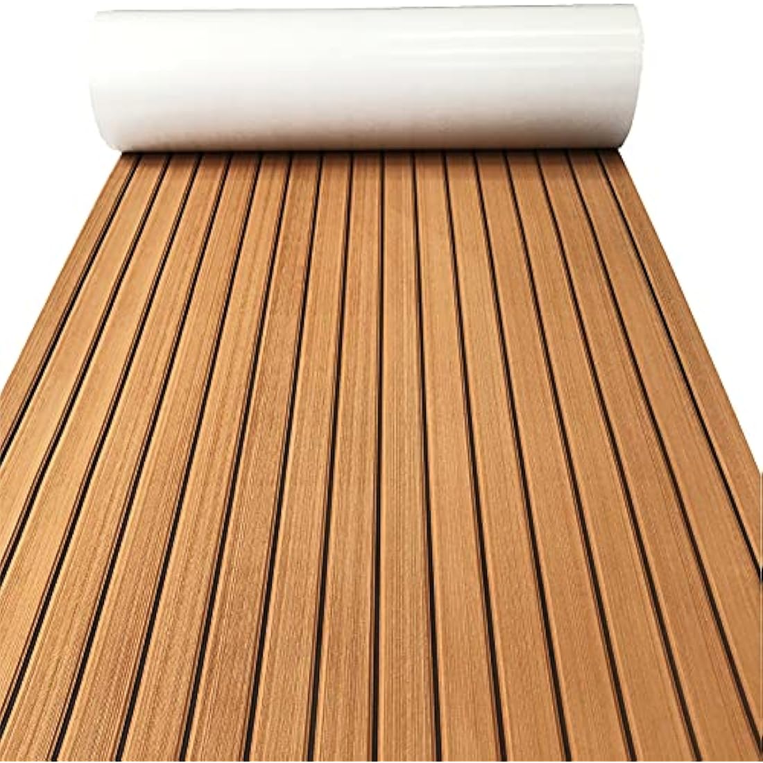 Jolof Store EVA Foam Boat Flooring – Non-Slip Faux Teak Marine Decking