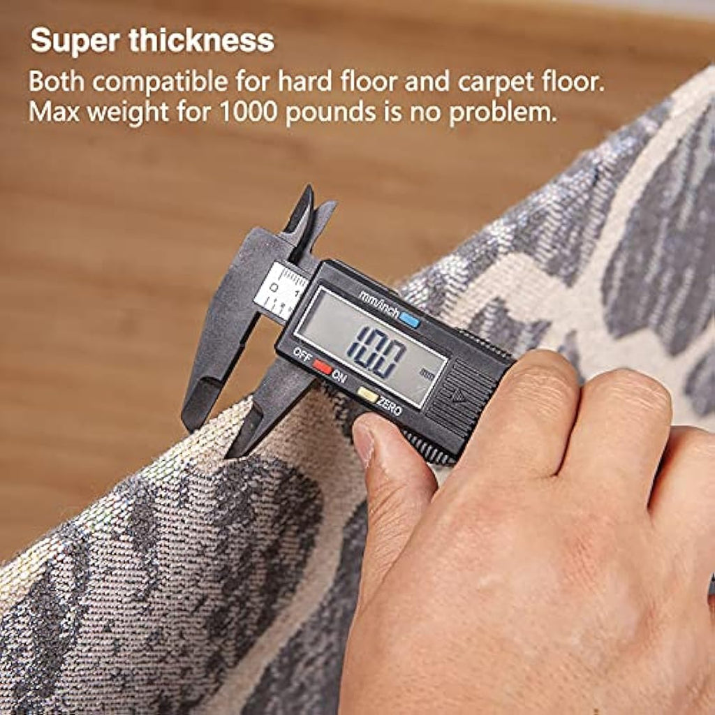 DIKILONG Luxury Office Chair Mat – 120x90cm Non-Slip Carpet Protector