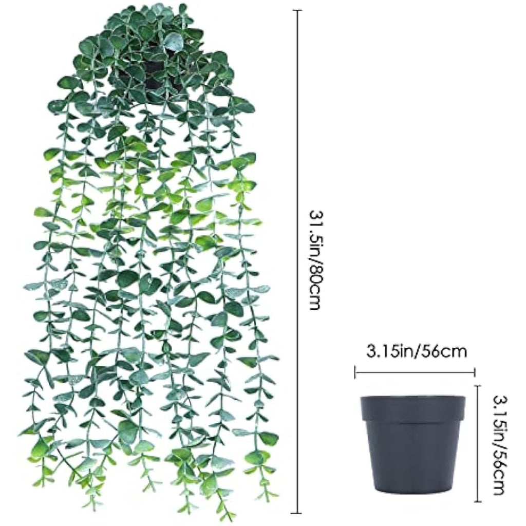 Artificial Hanging Plants | UV-Resistant Fake Potted Greenery