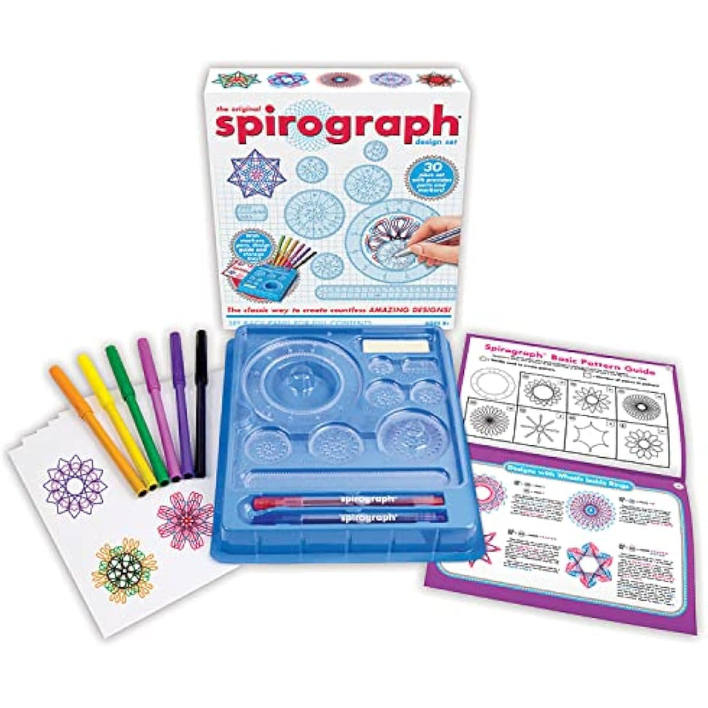 Spirograph Design Set – 30 Piece Creative Arts and Crafts Drawing Kit