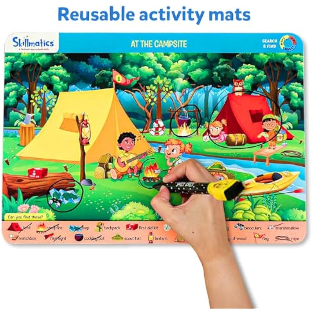 Skillmatics Search and Find Reusable Activity Mats – Educational Game for Ages 3-6