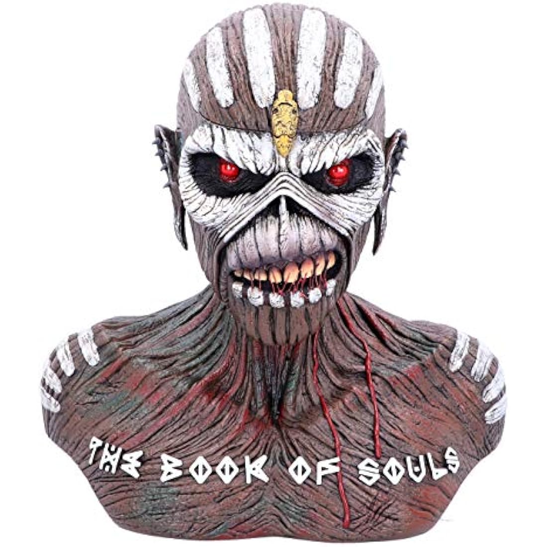 Iron Maiden Book of Souls Eddie Bust Box – Nemesis Now Resin Decor 26cm