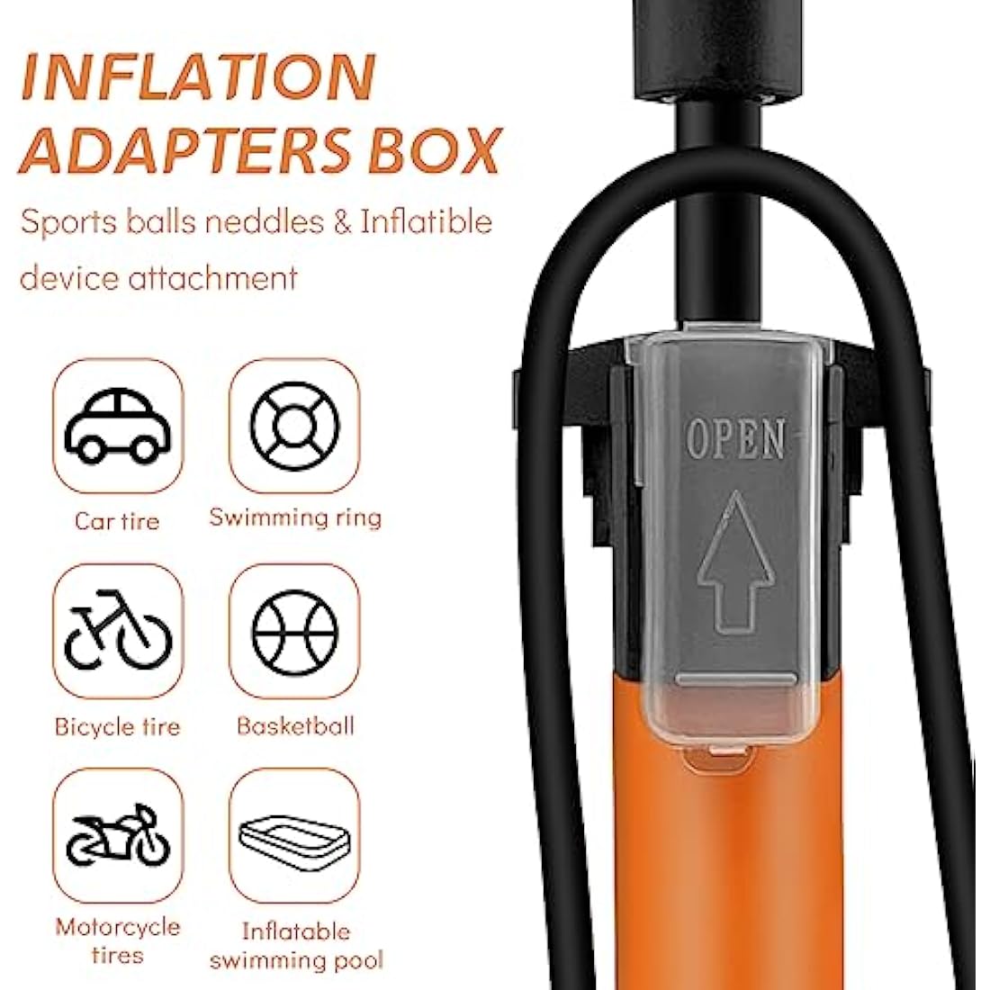 Bike Floor Pump – 160 PSI High Pressure Gauge for MTB