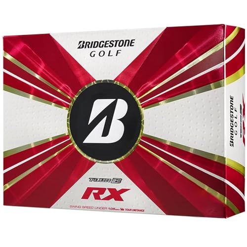 Bridgestone Tour B RX Golf Balls - White REACTIV iQ Distance 1-Dozen