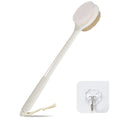 VANZAVANZU Back Scrubber for Shower – 17" Long Handle Boar Bristle Brush