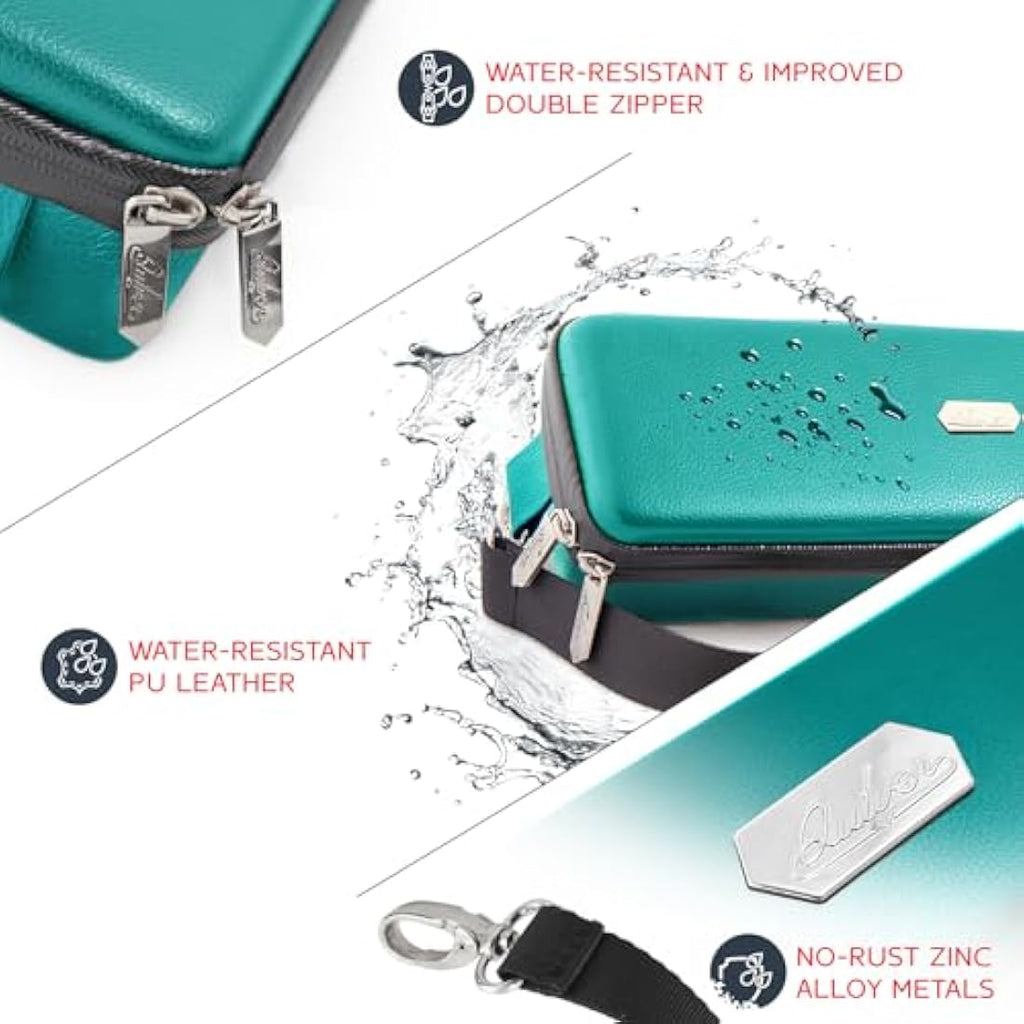 Quiver Time Teal Bolt Card Carrying Case | TCG Storage for 800+ Cards