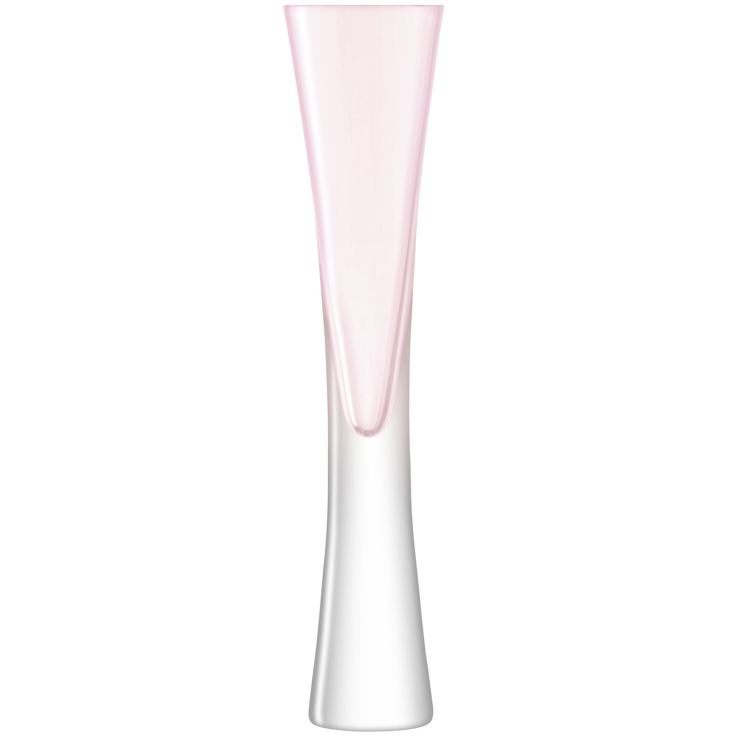 LSA International Moya Champagne Flutes - 170ml Blush Pink Glass, Set of 2