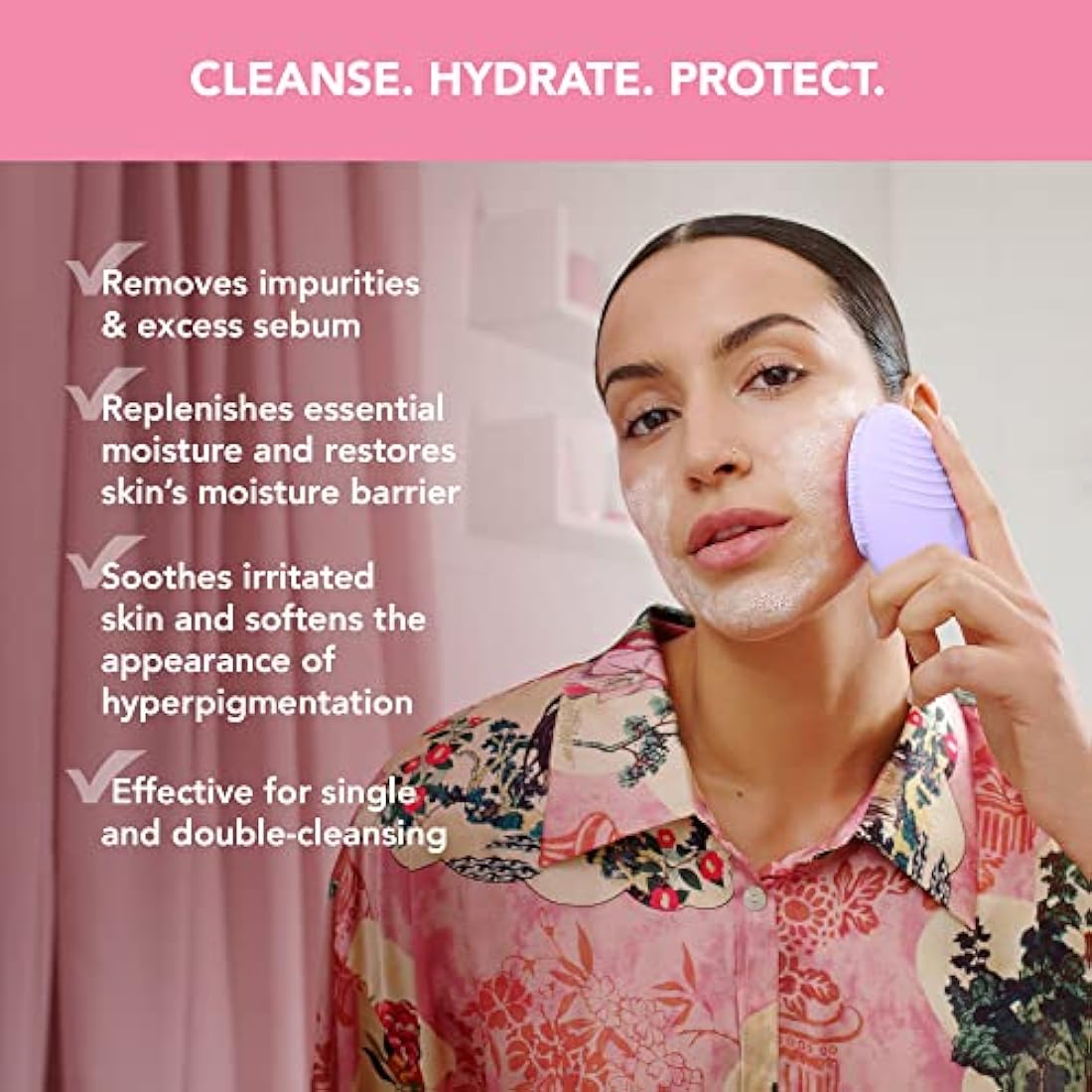 FOREO LUNA Micro-Foam Cleanser 2.0 – Hydrating Vegan Face Wash - 3.3oz
