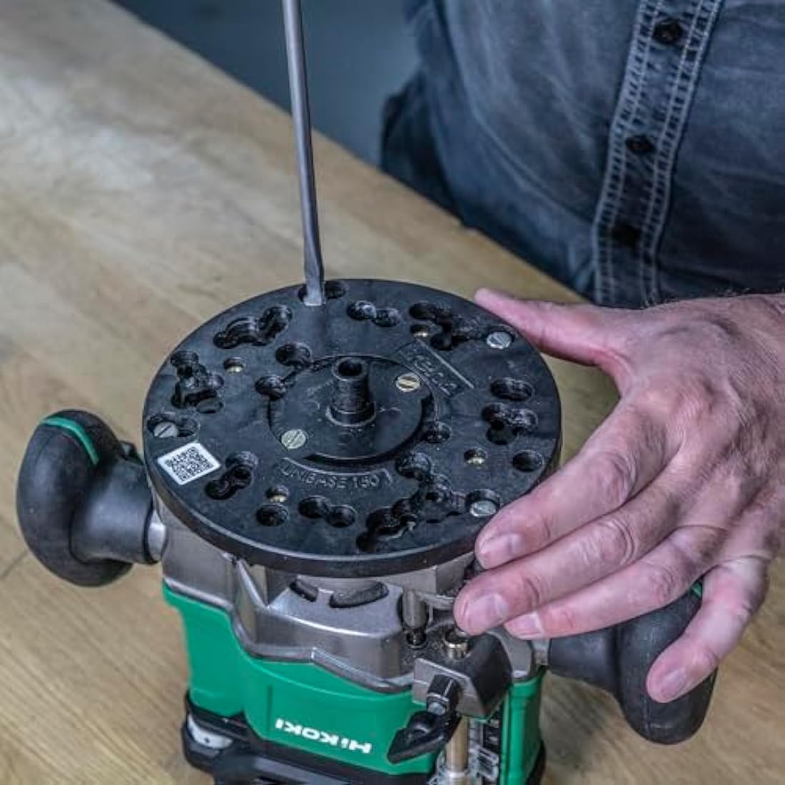 Trend Universal Plunge Router Sub-Base | 150mm Precision Guide Base