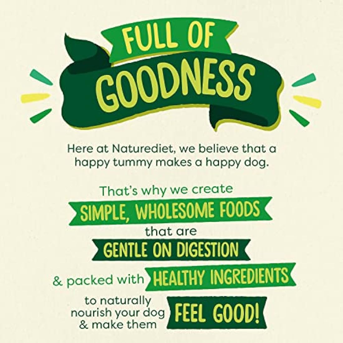 Naturediet Lamb Natural Wet Dog Food - Complete Meal (18 x 390g)