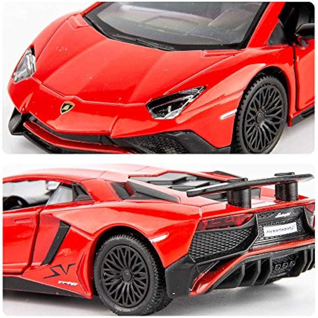 TGRCM-CZ Lamborghini Aventador LP770-4 1/36 Diecast Pull Back Car - Red