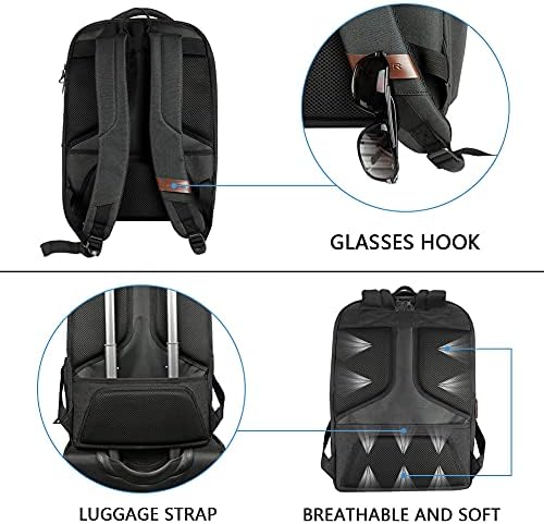 KROSER 17.3 Inch Laptop Backpack | Water-Resistant USB Travel Bag