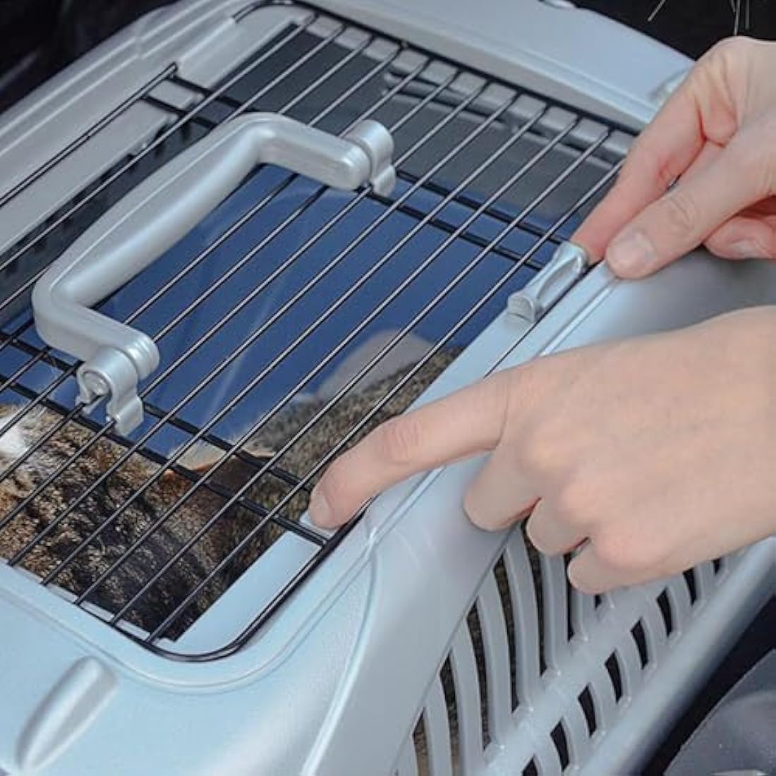 Ferplast Atlas 10 Deluxe Open Pet Carrier for Cats and Small Dogs