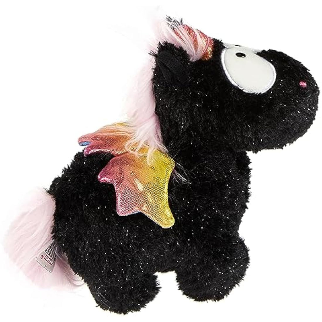 NICI Unicorn Rainbow Yin 22cm Soft Toy – Black Plush Stuffed Animal